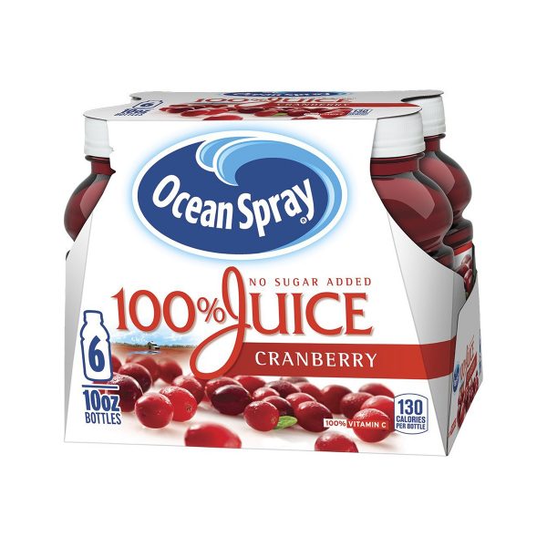 Ocean Spray 100% Juice, 10 Ounce Bottle